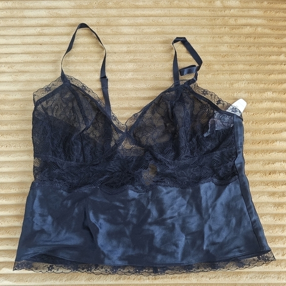 Victoria's Secret Other - Victoria’s Secret Silk Black Cami